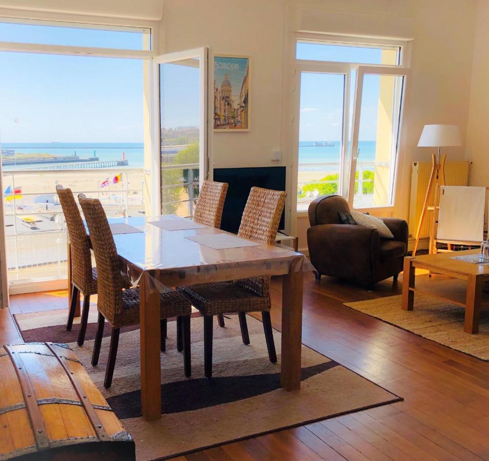 Bellevue -Appartement De Charme - Vue Imprenable Sur La Mer - Face A Nausicaa Boulogne-sur-Mer Buitenkant foto